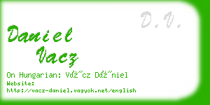 daniel vacz business card